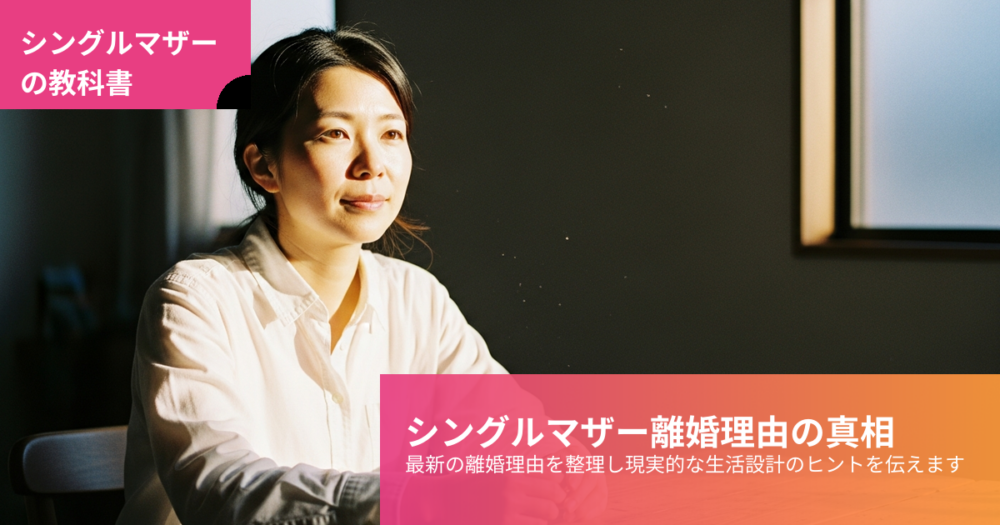 シングルマザー 離婚理由の解説イメージ