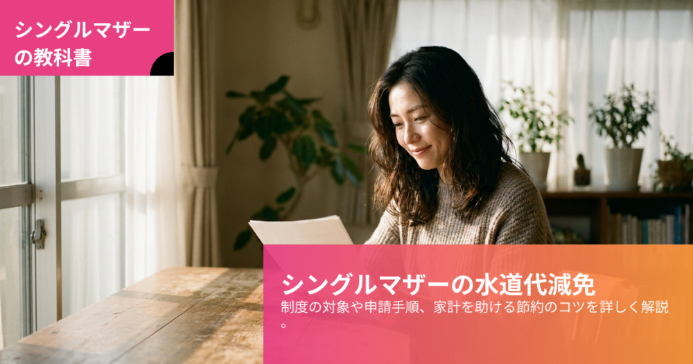 シングルマザー 水道代の解説イメージ