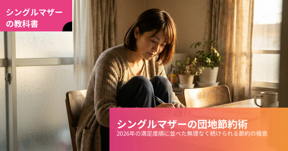 シングルマザー 団地暮らしの解説イメージ