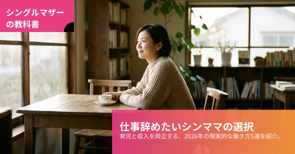 シンママ 仕事辞めたいの解説イメージ
