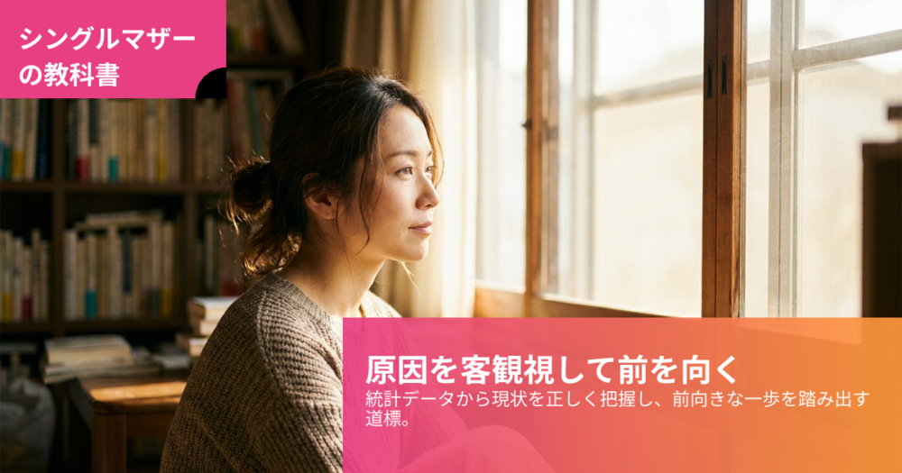シングルマザー 原因の解説イメージ