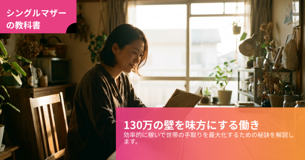 母子家庭 130万の壁の解説イメージ
