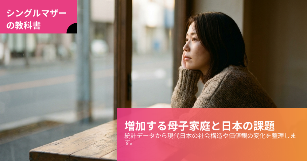 母子家庭 増加 理由の解説イメージ
