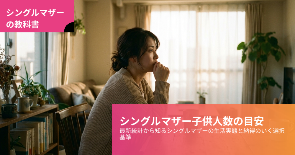 シングルマザー 何人の解説イメージ