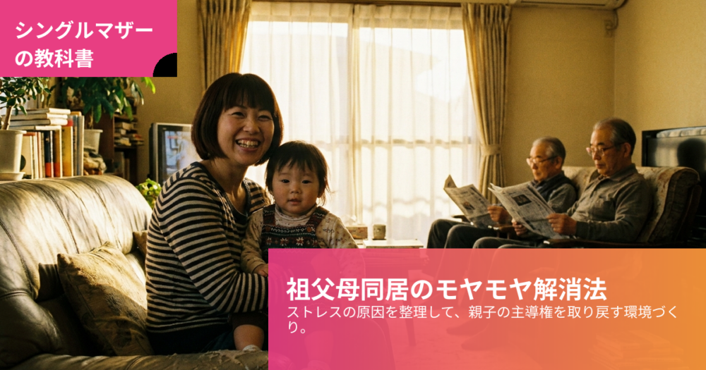 母子家庭 祖父母と同居の解説イメージ