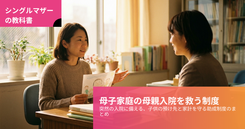 母子家庭 母親入院の解説イメージ