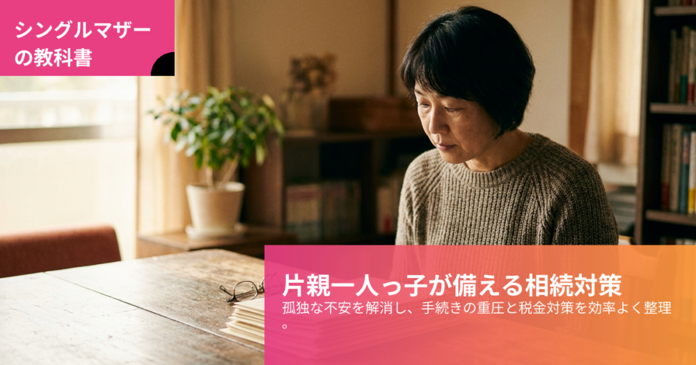片親 一人っ子 相続の解説イメージ