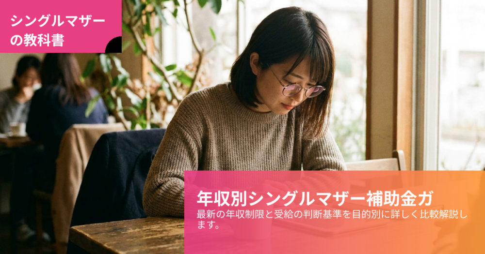 シングルマザー 補助金 年収の解説イメージ