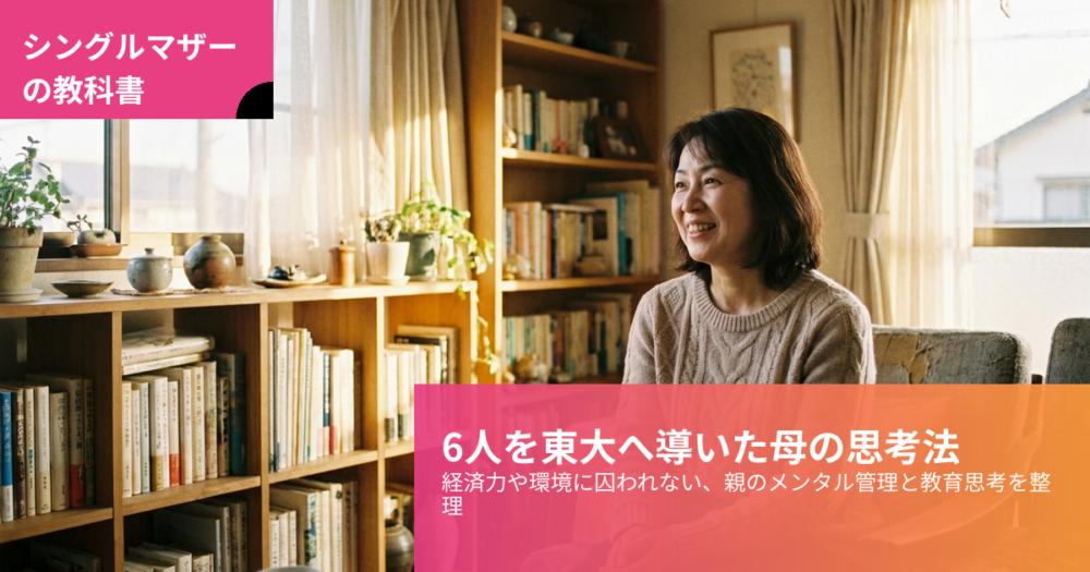 東大 シングルマザー 6人の解説イメージ