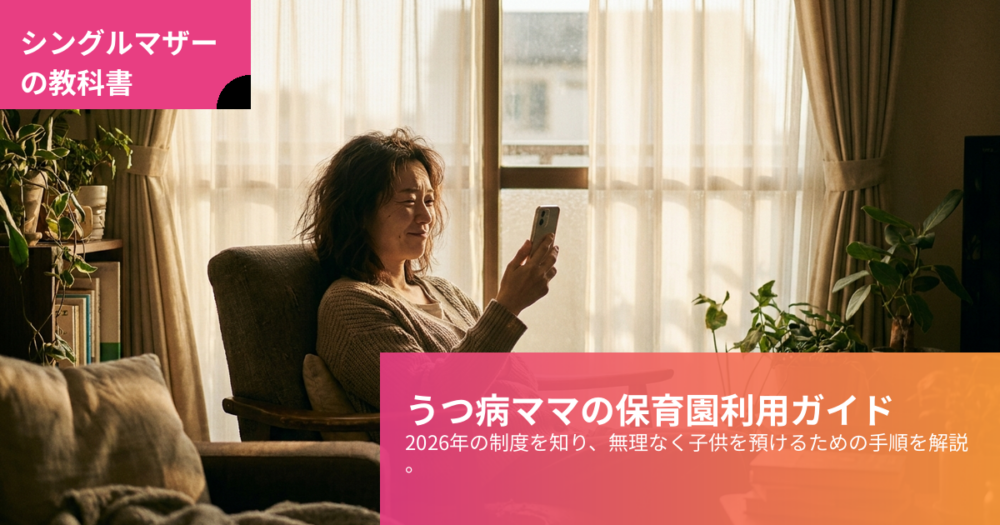 シングルマザー うつ病 保育園の解説イメージ