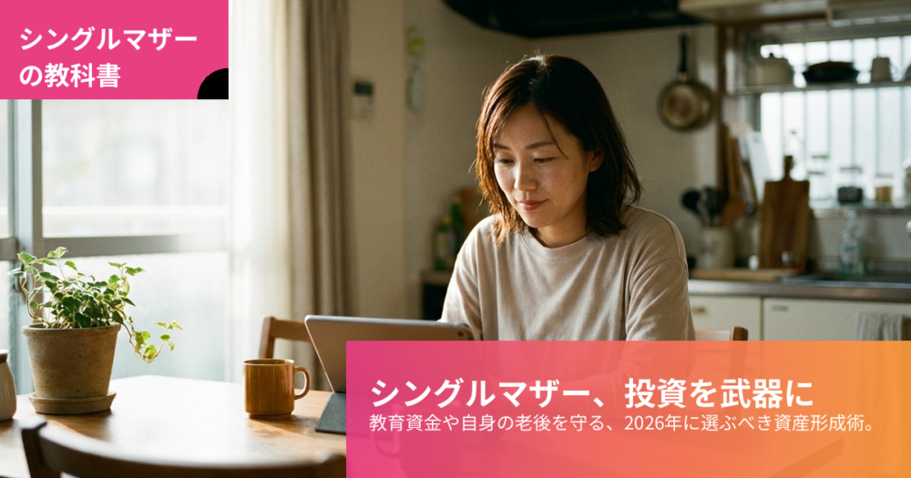 シングルマザー 投資の解説イメージ