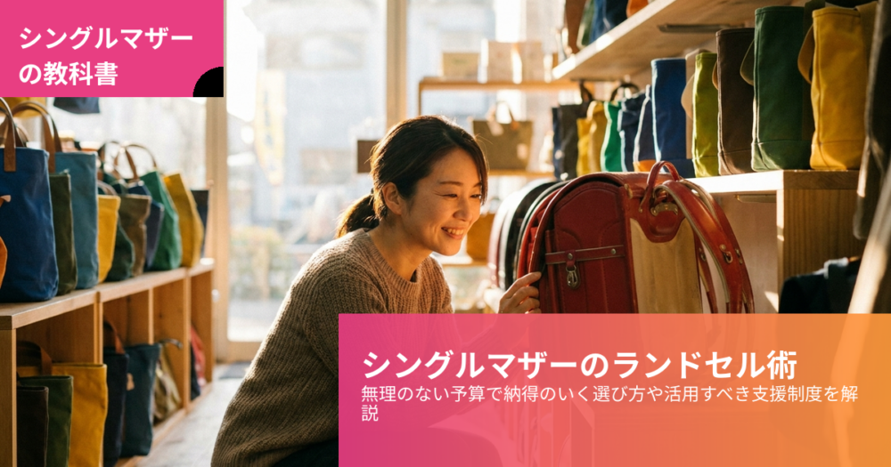 シングルマザー ランドセルの解説イメージ