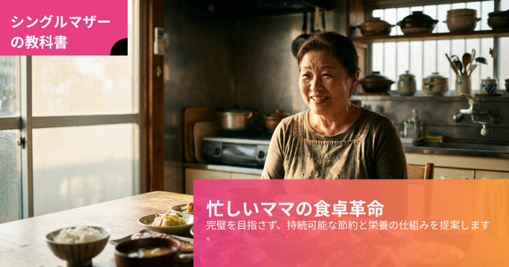 シングルマザー ご飯の解説イメージ