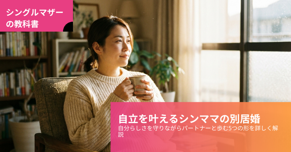 シングルマザー 別居婚の解説イメージ