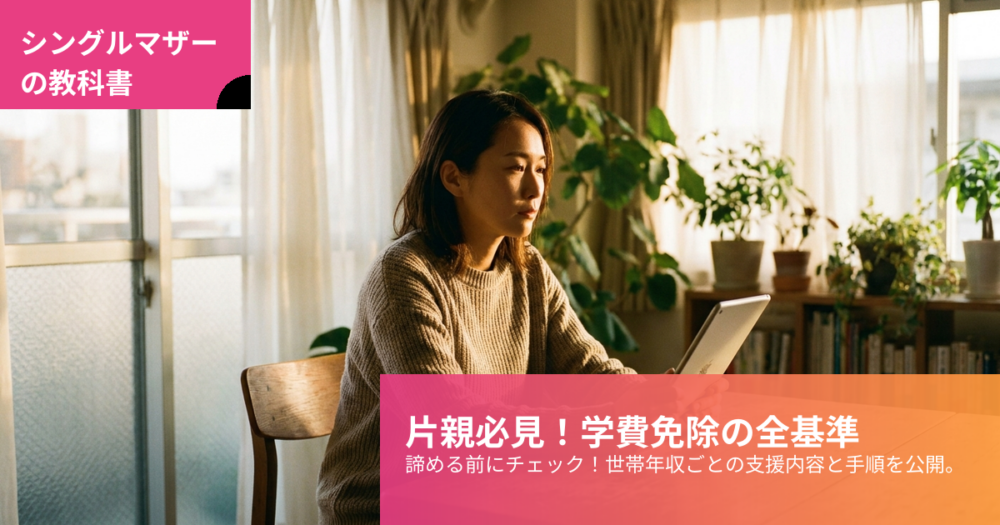 片親 学費免除の解説イメージ