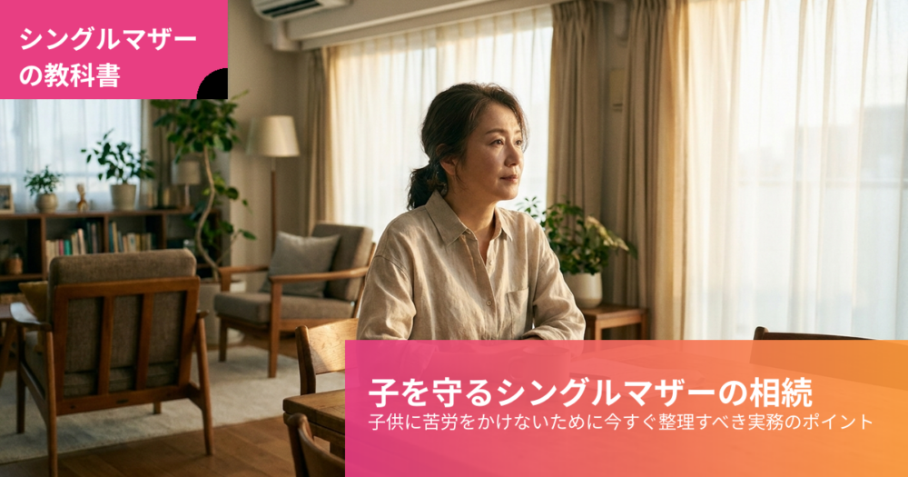 シングルマザー 相続の解説イメージ