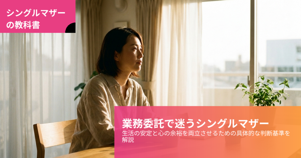 シングルマザー 業務委託の解説イメージ