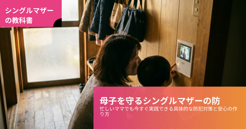 シングルマザー 防犯の解説イメージ