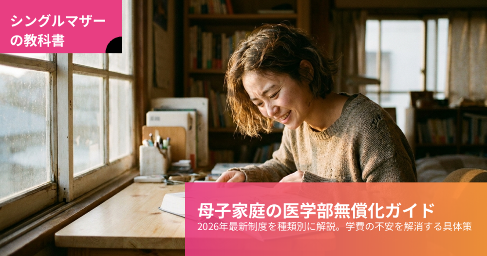 母子家庭 大学無償化 医学部の解説イメージ