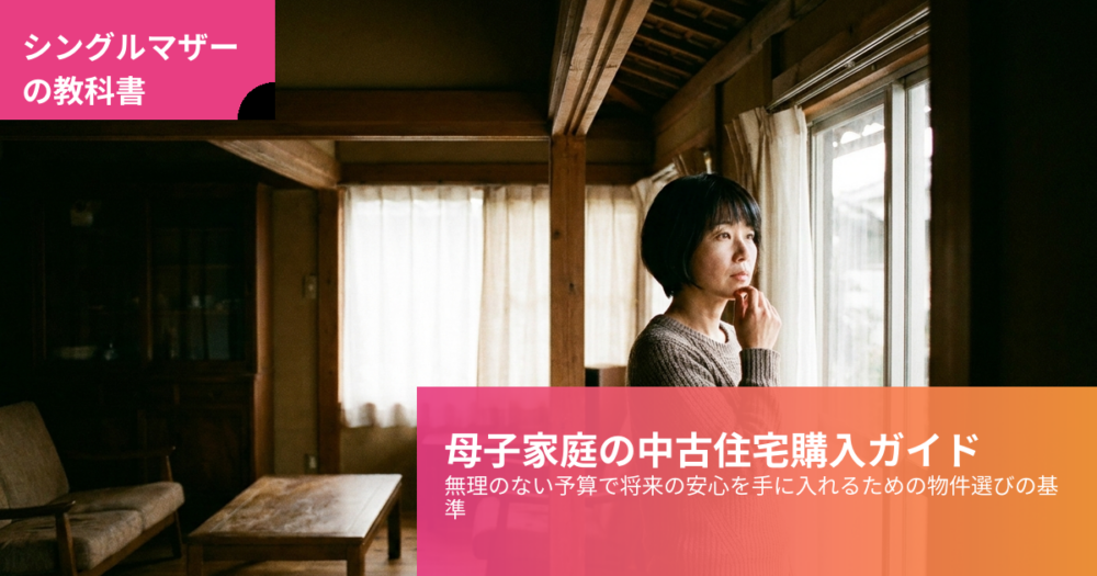 母子家庭 中古住宅購入の解説イメージ